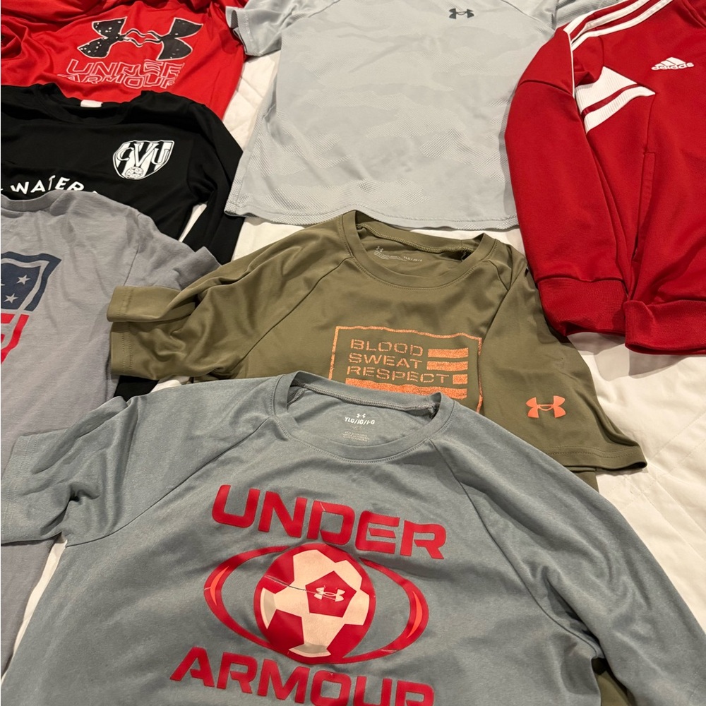 Under Armour, CVU jacket, CVU shirts Kids shirts